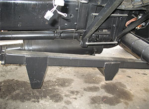 Новая схема выпуска выхлопных газов шнекороторного снегоочитстителя