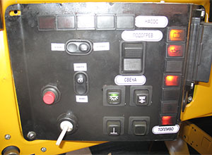 Новая панель запуска и управления автономным двигателем